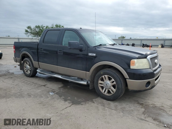 2006 Ford F-150 XLT with VIN 1FTPW12V36KD91489, listed as a Copart auction lot 51174535 with 140,008 mi miles and Salvage Title. Bid and sale history available at carsss.com. Image 4.