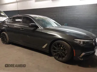 2017 BMW 5 Series 530i xDrive with VIN WBAJA7C35HG905401, listed as a IAAI auction lot 38089618 with 107,692 mi miles and . Bid and sale history available at carsss.com. Image 1.
