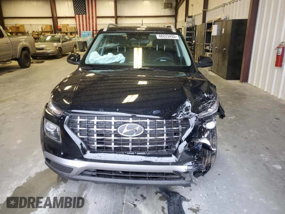 2024 Hyundai Venue SEL with VIN KMHRC8A30RU320524, listed as a Copart auction lot 48223435 with 7,418 mi miles and Salvage title. Bid and sale history available at DreamBid. Image 5.