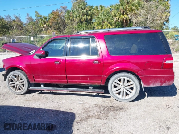 2017 Ford Expedition Max Limited с VIN 1FMJK1KT9HEA05218, выставлен на аукционе IAAI как лот 41286348 с пробегом 40 527 миль миль и . История ставок и продаж доступна на DreamBid. Изображение 14.