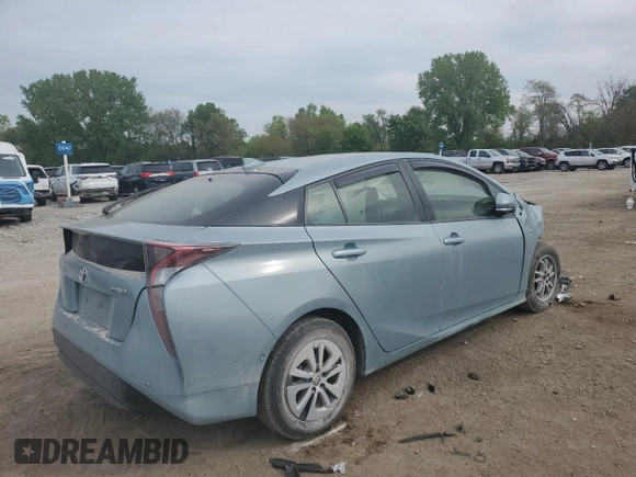 2018 Toyota Prius Two z VIN JTDKBRFUXJ3601563, wystawiony jako Copart lot #55681125 z przebiegiem Nie podano mil oraz Szkoda całkowita • Salvage title. Historia ofert i sprzedaży dostępna na DreamBid. Obrazek 3.