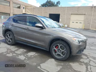 2019 Alfa Romeo Stelvio z VIN ZASPAJAN2K7C48523, wystawiony jako IAAI lot #42246378 z przebiegiem 46 546 mil mil oraz . Historia ofert i sprzedaży dostępna na DreamBid. Obrazek 1.