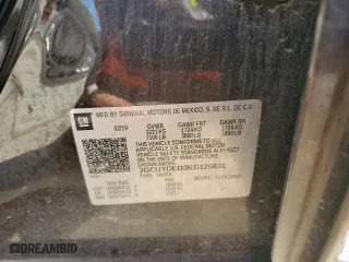 2019 Chevrolet Silverado 1500 LT with VIN 3GCUYDED3KG125831, listed as a Copart auction lot 84167334 with 119,082 mi miles and Salvage Title. Bid and sale history available at carsss.com. Image 12.