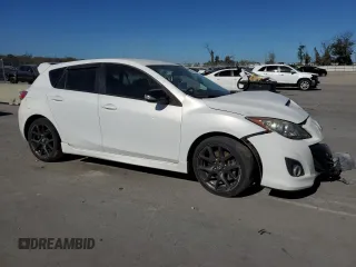 2013 Mazda 3 Mazdaspeed3 Touring with VIN JM1BL1L37D1715126, listed as a Copart auction lot 84619384 with 130,293 mi miles and Salvage Title. Bid and sale history available at DreamBid. Image 4.