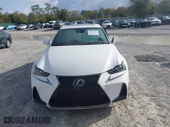 2020 Lexus IS with VIN JTHGA1D28L5101614, listed as a IAAI auction lot 41783627 with 66,400 mi miles. Bid and sale history available at carsss.com. Image 12.