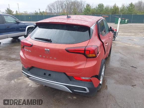 2024 Buick Encore GX Preferred z VIN KL4AMBSL3RB170506, wystawiony jako IAAI lot #41906083 z przebiegiem 2 147 mil mil oraz . Historia ofert i sprzedaży dostępna na DreamBid. Obrazek 4.