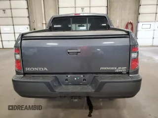 2013 Honda Ridgeline RTL with VIN 5FPYK1F50DB014050, listed as a Copart auction lot 72058834 with 54,053 mi miles and Salvage Title. Bid and sale history available at carsss.com. Image 6.