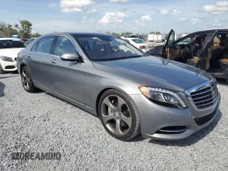 2014 Mercedes-Benz S-Class S 550 with VIN WDDUG8CB4EA055759, listed as a Copart auction lot 52003055 with 0 mi miles and Salvage Title. Bid and sale history available at carsss.com. Image 4.