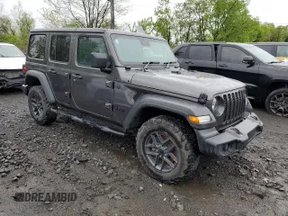 2024 Jeep Wrangler Sport с VIN 1C4PJXKN4RW208552, выставлен на аукционе Copart как лот 55834785 с пробегом 45 479 миль миль и Списание • Salvage title. История ставок и продаж доступна на DreamBid. Изображение 4.
