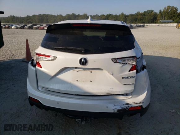 2022 Acura RDX w/Technology Package with VIN 5J8TC2H54NL006407, listed as a Copart auction lot 68932664 with 51,428 mi miles and Salvage Title. Bid and sale history available at carsss.com. Image 6.