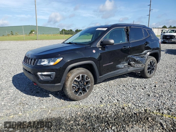 2020 Jeep Compass Trailhawk с VIN 3C4NJDDB1LT157064, выставлен на аукционе Copart как лот 61153015 с пробегом 86 879 миль миль и Списание • Salvage title. История ставок и продаж доступна на DreamBid. Изображение 1.