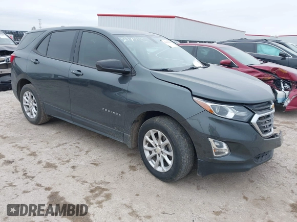2018 Chevrolet Equinox LS with VIN 3GNAXHEV7JS640663, listed as a IAAI auction lot 41631256 with 141,224 mi miles and . Bid and sale history available at DreamBid. Image 1.