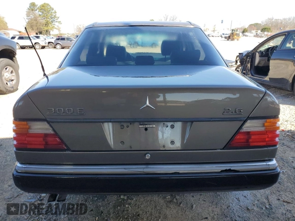 1992 Mercedes-Benz 300 with VIN WDBEA26E2NB668491, listed as a Copart auction lot 49306465 with 272,343 mi miles and Salvage Title. Bid and sale history available at DreamBid. Image 6.