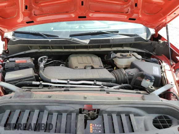 2021 Chevrolet Silverado 1500 Custom with VIN 1GCRWBEK2MZ296829, listed as a Copart auction lot 52145575 with 96,109 mi miles and Salvage Title. Bid and sale history available at DreamBid. Image 11.