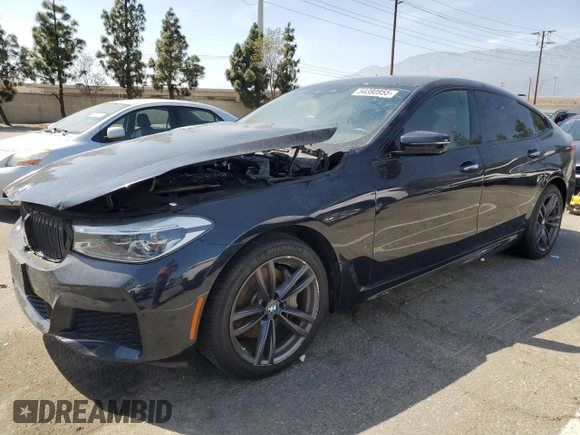 2018 BMW 6 Series 640i xDrive with VIN WBAJV6C53JBK06772, listed as a Copart auction lot 54380955 with Not Provided miles and Salvage Title. Bid and sale history available at carsss.com. Image 1.