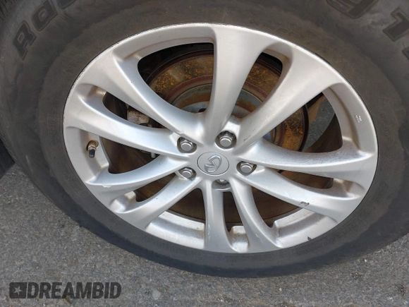 2013 Infiniti FX with VIN JN8CS1MWXDM170526, listed as a IAAI auction lot 42123275 with 171,778 mi miles and . Bid and sale history available at DreamBid. Image 12.