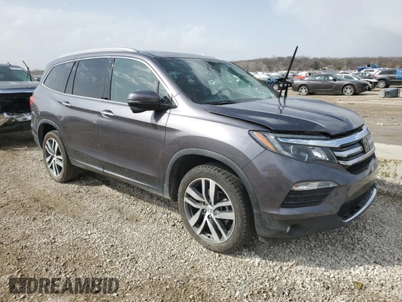2017 Honda Pilot Touring with VIN 5FNYF6H93HB081824, listed as a Copart auction lot 49156465 with 54,227 mi miles and Salvage Title. Bid and sale history available at carsss.com. Image 4.