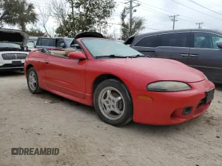 1997 Mitsubishi Eclipse GS-T with VIN 4A3AX55F9VE086183, listed as a Copart auction lot 75944644 with Not Provided miles and Salvage Title. Bid and sale history available at carsss.com. Image 4.
