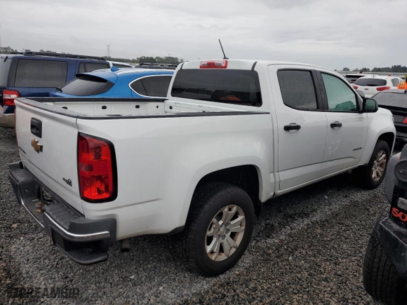 2020 Chevrolet Colorado 2WD Work Truck with VIN 1GCGSBEA8L1242586, listed as a Copart auction lot 44656835 with 0 mi miles and Non Repairable. Bid and sale history available at carsss.com. Image 3.