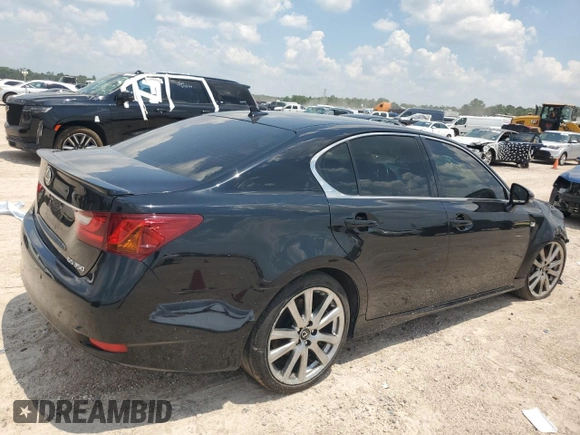 2013 Lexus GS 350 with VIN JTHBE1BLXD5015149, listed as a Copart auction lot 66313714 with 167,753 mi miles and Salvage Title. Bid and sale history available at carsss.com. Image 3.