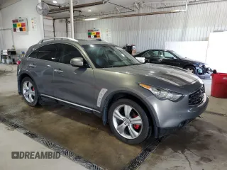 2009 Infiniti FX with VIN JNRAS18WX9M153861, listed as a Copart auction lot 64962495 with 257,999 mi miles and Salvage title. Bid and sale history available at DreamBid. Image 4.