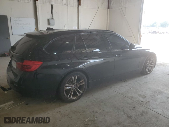 2017 BMW 3 Series 328d xDrive with VIN WBA8J1C39HA018933, listed as a Copart auction lot 58048895 with Not provided miles and Salvage title. Bid and sale history available at DreamBid. Image 3.