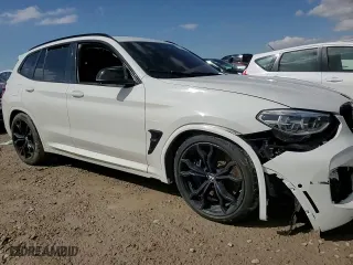 2020 BMW X3 M Competition with VIN 5YMTS0C06LLT10764, listed as a Copart auction lot 49572565 with 0 mi miles and Salvage Title. Bid and sale history available at carsss.com. Image 12.