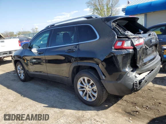 2019 Jeep Cherokee Latitude with VIN 1C4PJLCB2KD203283, listed as a Copart auction lot 52202135 with 140,809 mi miles and Salvage title. Bid and sale history available at DreamBid. Image 2.