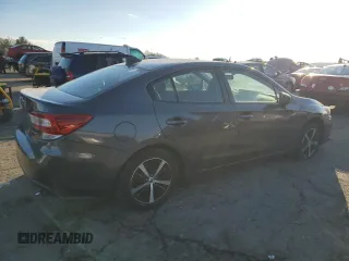 2021 Subaru Impreza Premium with VIN 4S3GKAV67M3604791, listed as a Copart auction lot 88542615 with 24,821 mi miles and Salvage title. Bid and sale history available at DreamBid. Image 3.