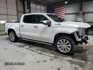 2020 Chevrolet Silverado 1500 High Country with VIN 1GCUYHED6LZ102813, listed as a Copart auction lot 84891464 with 26,477 mi miles and Salvage Title. Bid and sale history available at carsss.com. Image 4.