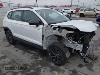 2023 Volkswagen Taos S z VIN 3VVDX7B24PM349742, wystawiony jako IAAI lot #42029712 z przebiegiem 23 472 mil mil oraz . Historia ofert i sprzedaży dostępna na DreamBid. Obrazek 1.