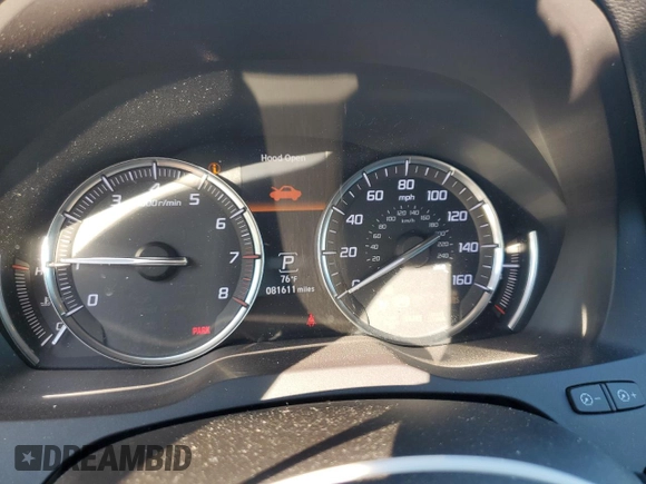 2018 Acura MDX w/Technology Pkg with VIN 5J8YD4H55JL018364, listed as a Copart auction lot 78693344 with 81,611 mi miles and Salvage Title. Bid and sale history available at carsss.com. Image 9.