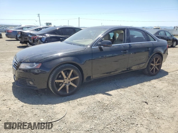2010 Audi A4 Premium Plus с VIN WAUEFAFL1AN054047, выставлен на аукционе Copart как лот 58871355 с пробегом 107 739 миль миль и Списание • Salvage title. История ставок и продаж доступна на DreamBid. Изображение 1.