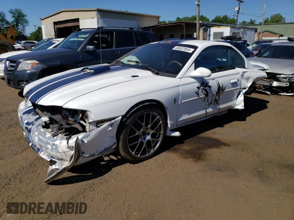 1996 Ford Mustang with VIN 1FALP4045TF220891, listed as a Copart auction lot 60832954 with 194,257 mi miles and Salvage Title. Bid and sale history available at carsss.com. Image 1.