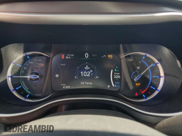 2023 Chrysler Pacifica Hybrid Touring L with VIN 2C4RC1L78PR632368, listed as a Copart auction lot 61763955 with 41,494 mi miles and Clean title. Bid and sale history available at DreamBid. Image 9.