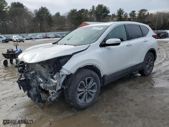 2021 Honda CR-V EX-L with VIN 2HKRW2H84MH616790, listed as a Copart auction lot 45718795 with 0 mi miles and Salvage Title. Bid and sale history available at carsss.com. Image 1.