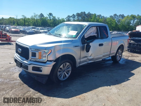 2018 Ford F-150 XL z VIN 1FTEX1CP3JFC11109, wystawiony jako IAAI lot #42196605 z przebiegiem 97 606 mil mil oraz . Historia ofert i sprzedaży dostępna na DreamBid. Obrazek 2.
