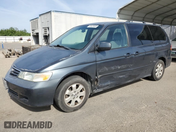 2003 Honda Odyssey EX with VIN 5FNRL18663B048864, listed as a Copart auction lot 53429345 with 259,807 mi miles and Salvage Title. Bid and sale history available at DreamBid. Image 1.