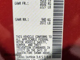 2016 Nissan Altima S with VIN 1N4AL3AP8GN345188, listed as a Copart auction lot 57884945 with 76,225 mi miles and Clean title. Bid and sale history available at DreamBid. Image 13.