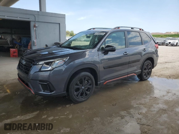 2023 Subaru Forester Special Sports with VIN JF2SKAJC9PH519062, listed as a Copart auction lot 57493575 with 11,588 mi miles and Salvage title. Bid and sale history available at DreamBid. Image 1.