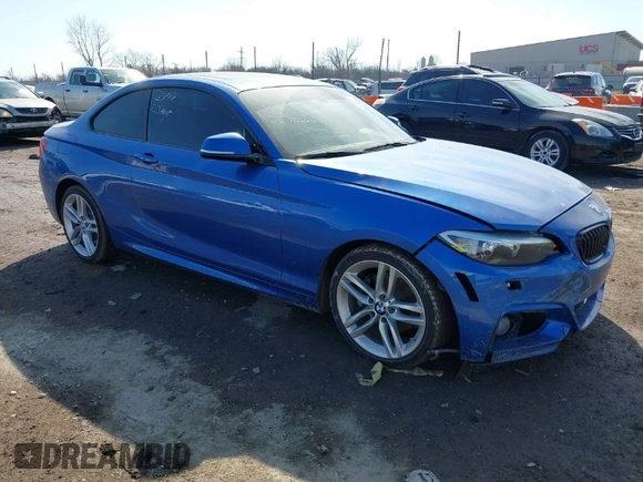 2017 BMW 2 Series 230i xDrive with VIN WBA2H9C32HV642565, listed as a IAAI auction lot 41675092 with 35,929 mi miles. Bid and sale history available at carsss.com. Image 1.