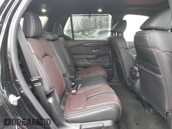 2025 Honda Pilot Black Edition with VIN 5FNYG1H93SB065923, listed as a Copart auction lot 84661244 with 205 mi miles and Salvage Title. Bid and sale history available at carsss.com. Image 11.