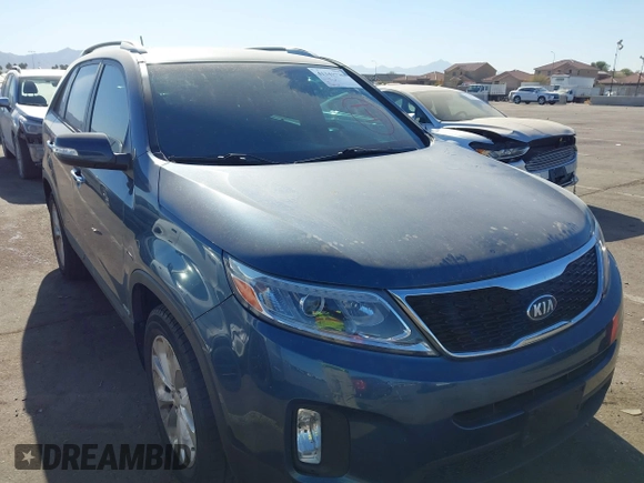 2014 Kia Sorento EX with VIN 5XYKUDA76EG490591, listed as a IAAI auction lot 41341726 with 116,601 mi miles. Bid and sale history available at carsss.com. Image 1.