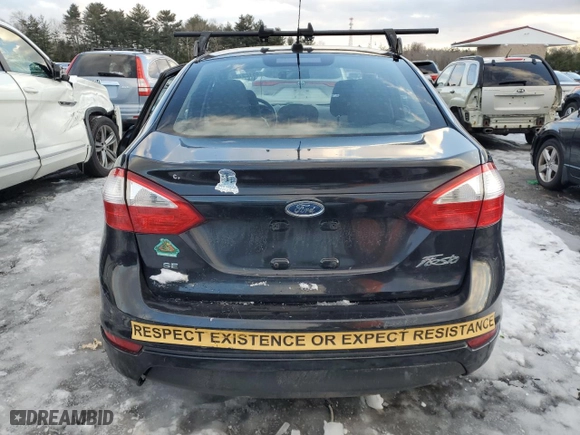2014 Ford Fiesta SE with VIN 3FADP4BJ1EM130647, listed as a Copart auction lot 45129185 with 0 mi miles and Salvage Title. Bid and sale history available at carsss.com. Image 6.