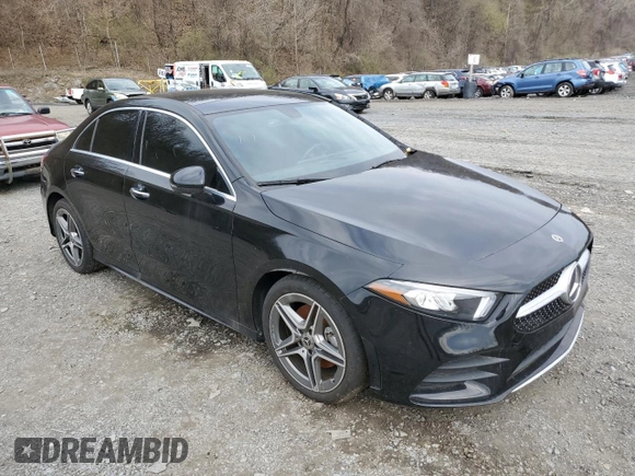 2022 Mercedes-Benz A 220 with VIN W1K3G4FB4NJ365135, listed as a Copart auction lot 53112635 with Not Provided miles and Salvage Title. Bid and sale history available at DreamBid. Image 4.