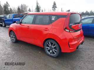 2021 Kia Soul GT-Line with VIN KNDJ63AU3M7129790, listed as a IAAI auction lot 41583031 with 56,100 mi miles and . Bid and sale history available at DreamBid. Image 3.