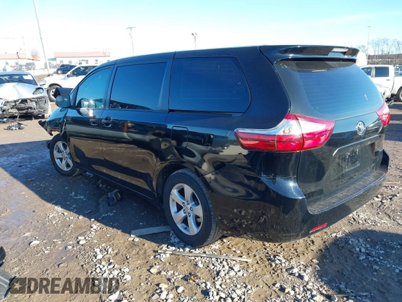 2017 Toyota Sienna L with VIN 5TDZZ3DC5HS774580, listed as a IAAI auction lot 41307502 with Not Provided miles and . Bid and sale history available at DreamBid. Image 3.