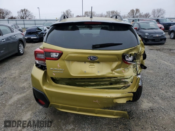 2022 Subaru Crosstrek with VIN JF2GTABC6NH218179, listed as a Copart auction lot 85490214 with 20,216 mi miles and Salvage Title. Bid and sale history available at carsss.com. Image 6.