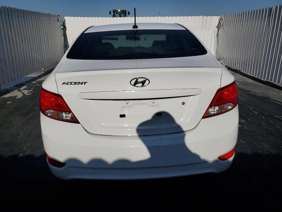 2016 Hyundai Accent SE with VIN KMHCT4AE7GU971078, listed as a Copart auction lot 50918275 with 56,145 mi miles and Clean Title. Bid and sale history available at carsss.com. Image 6.
