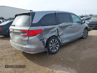 2023 Honda Odyssey EX-L with VIN 5FNRL6H68PB064308, listed as a IAAI auction lot 41450201 with 21,845 mi miles. Bid and sale history available at carsss.com. Image 4.